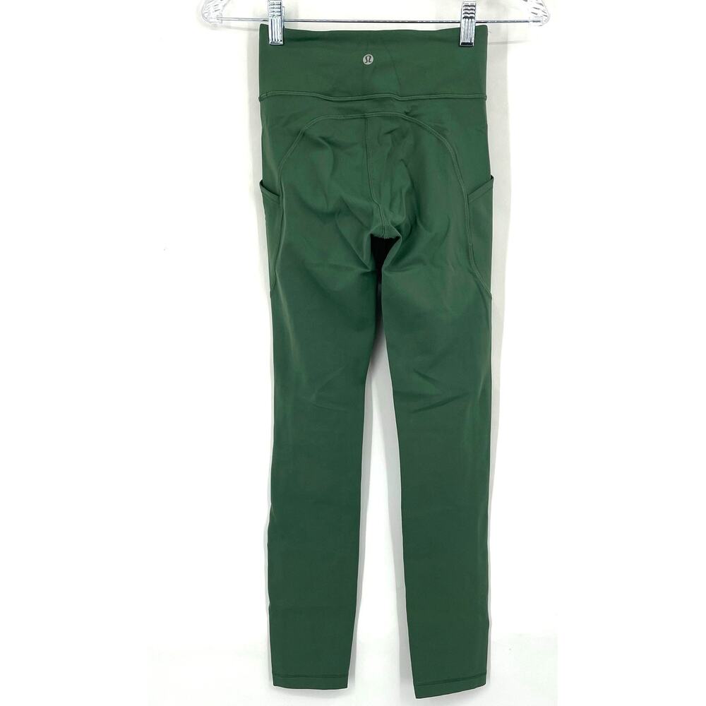 Lululemon Invigorate HR Tight 25" Smoked Spruce Size 2 - Picture 2 of 9